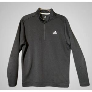 Adidas Golf Textured 1/4 Zip Pullover Mens Jacket (L)